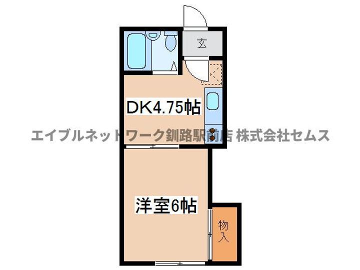 コーポ永住の間取り