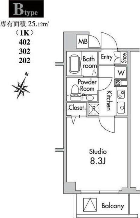 東京都世田谷区南烏山5(マンション)の賃貸物件の間取り