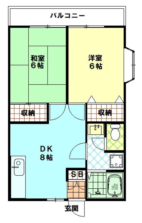サンコートの間取り