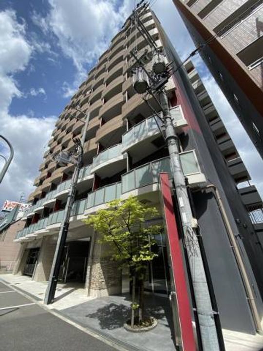 大阪府東大阪市高井田本通7の賃貸マンションの外観