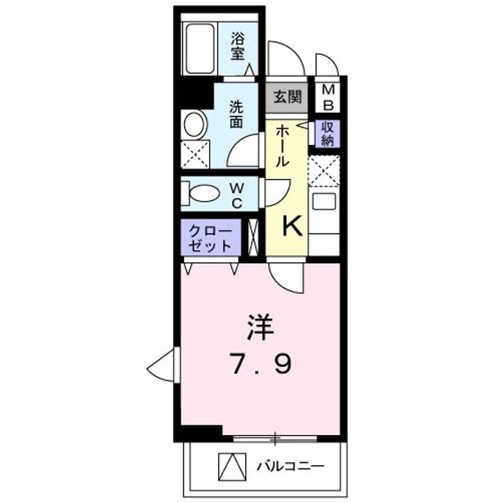 ブリッサ.Kの間取り