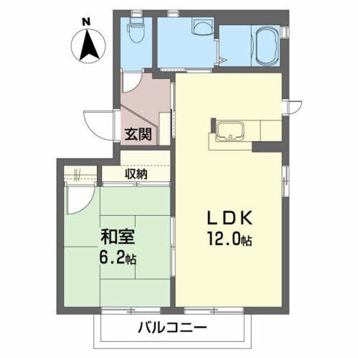 グランドール北町Dの間取り