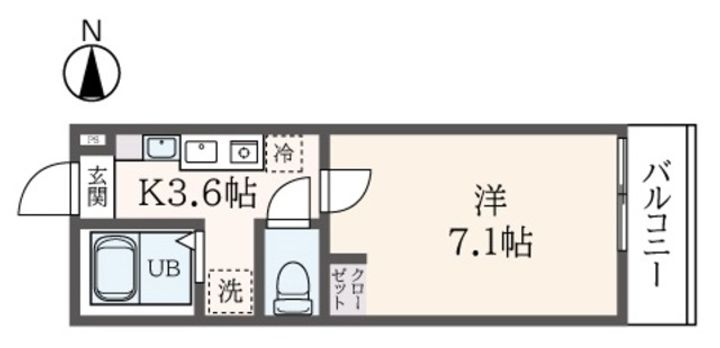 Ruhe蒔田の間取り