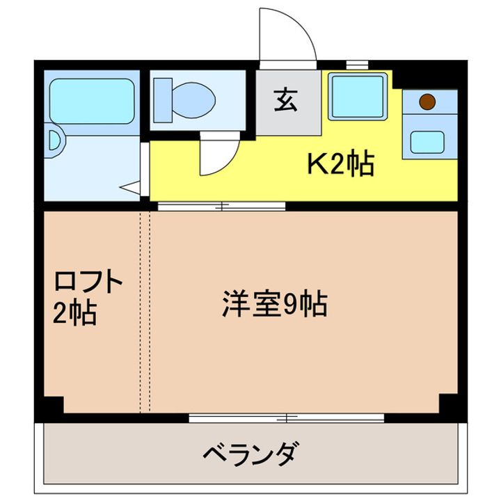 シャトル朝日IIIの間取り