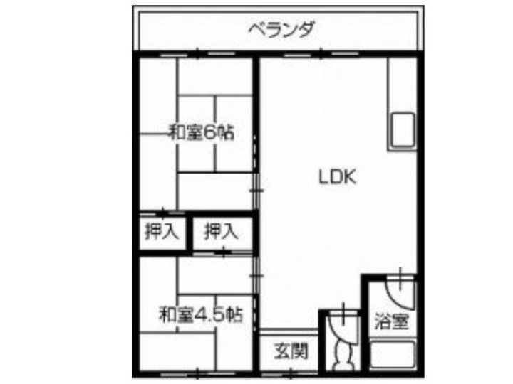 十川マンションの間取り