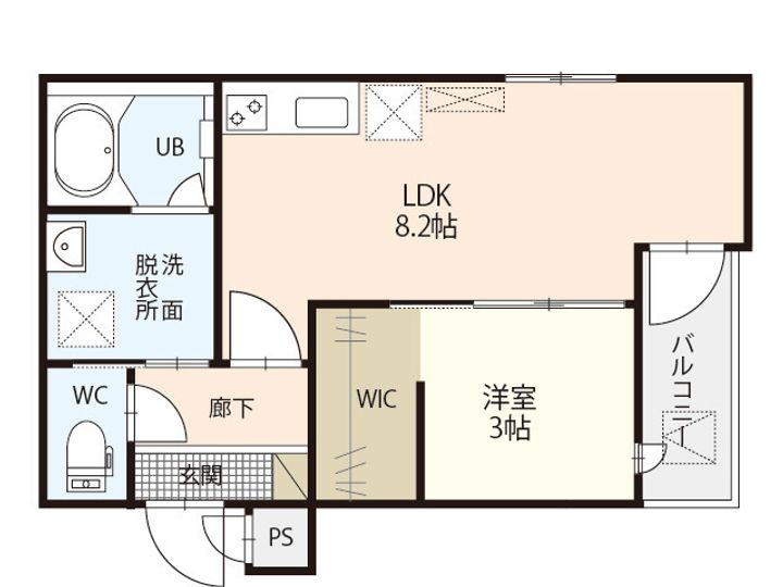 MOVE古江西町の間取り