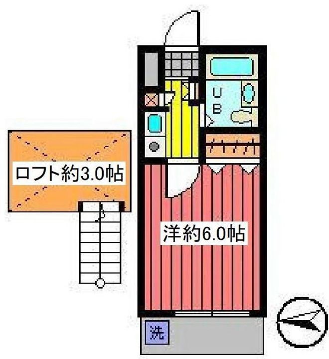 埼玉県さいたま市浦和区瀬ヶ崎4(アパート)の賃貸物件の間取り