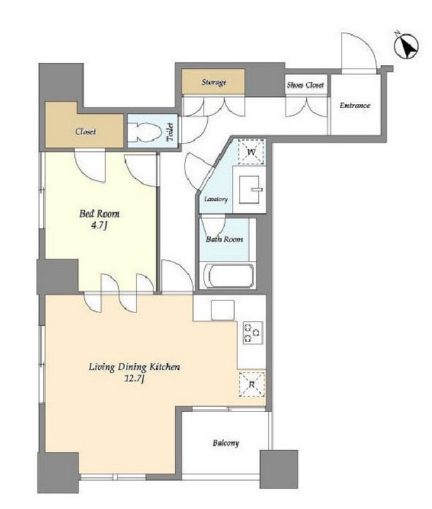 LaSante池田山の間取り