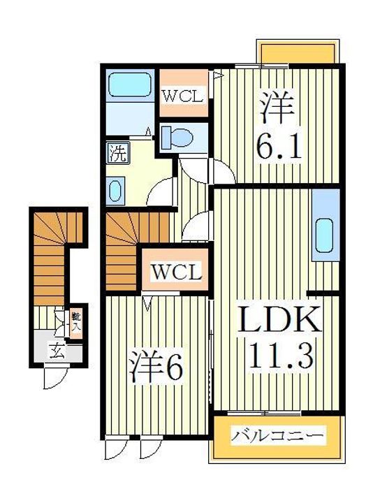 メープルハウスの間取り