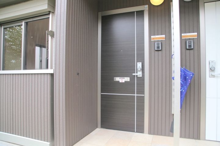 茨城県水戸市姫子1(アパート)の賃貸物件の玄関