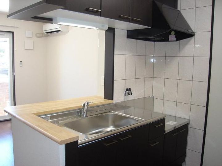 兵庫県加古川市尾上町口里(アパート)の賃貸物件のキッチン