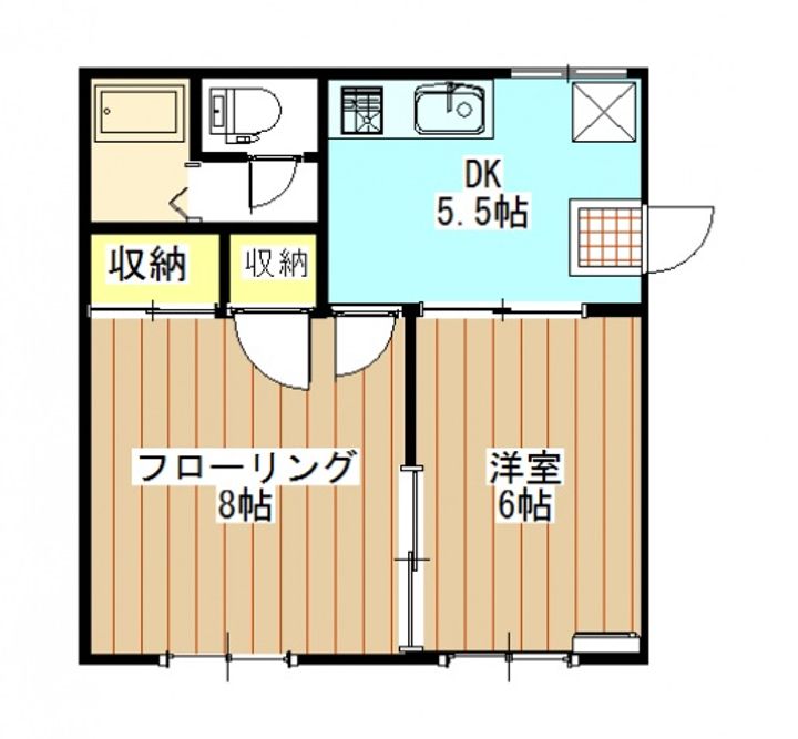 第2セントラルハイツの間取り