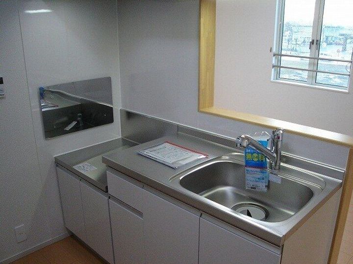 茨城県ひたちなか市大字高場(アパート)の賃貸物件のキッチン