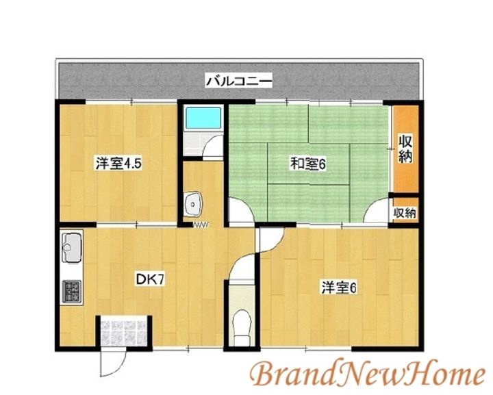S&T NAKAMOZUの間取り