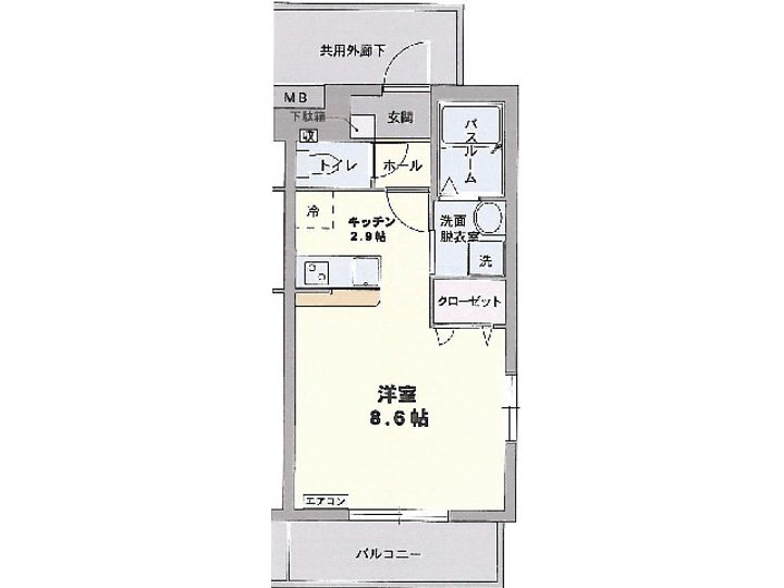 エル・フィネス三島の間取り