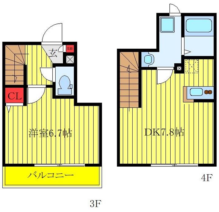 ALBA CASA 池袋本町の間取り