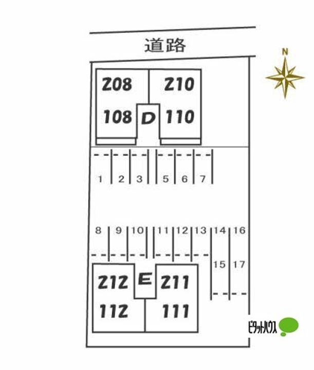 シャーメゾンエチュードの地図