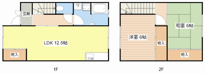 滋賀県湖南市岩根(一戸建)の賃貸物件の間取り