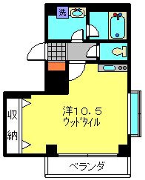 神奈川県川崎市中原区宮内3(マンション)の賃貸物件の間取り