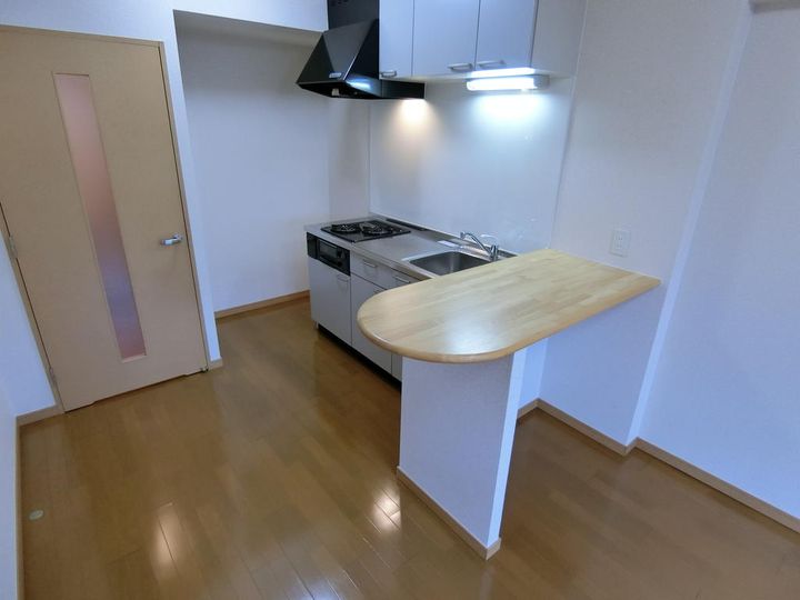 愛知県名古屋市中川区福船町3(マンション)の賃貸物件のキッチン