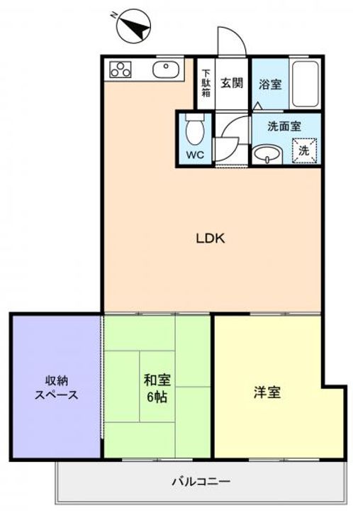 ラレーブ北習志野の間取り