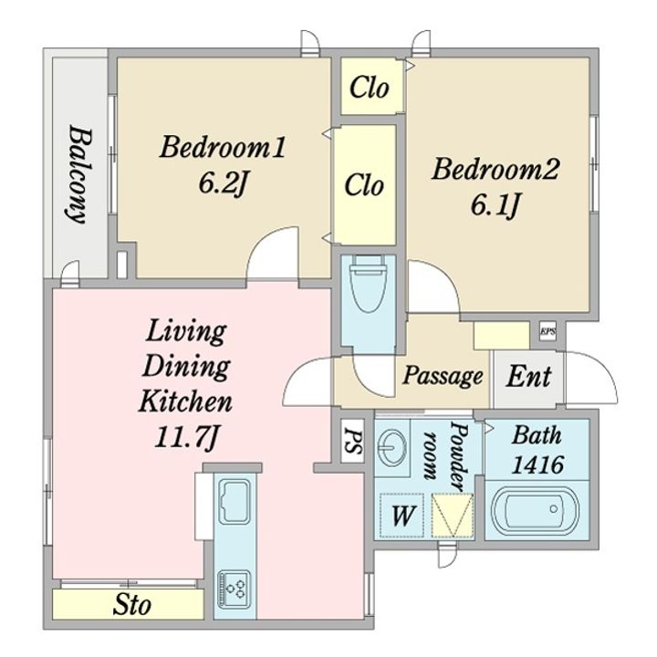 Residence Aniseの間取り