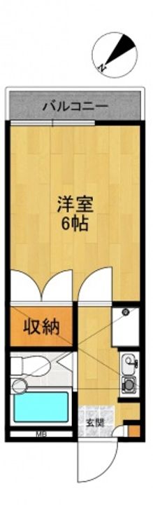 シャルマン中山の間取り