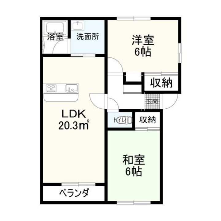 メゾンじゅうにばん館の間取り