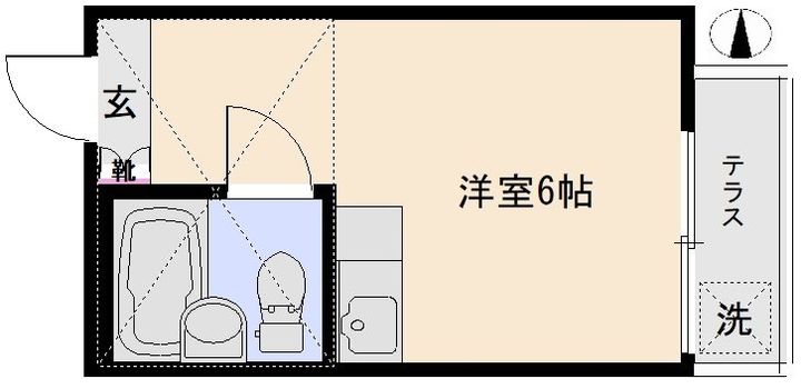 第2KRコーポの間取り