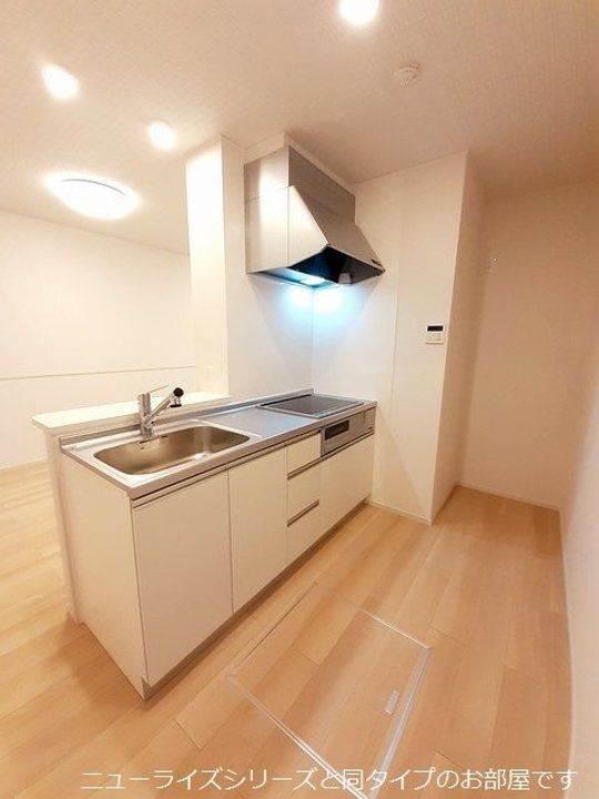 群馬県前橋市幸塚町(アパート)の賃貸物件のキッチン