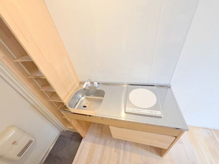 奈良県奈良市西大寺新町1(マンション)の賃貸物件のキッチン