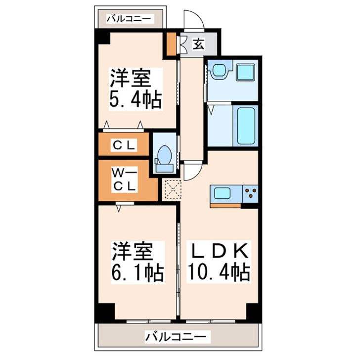 Amenity Fの間取り