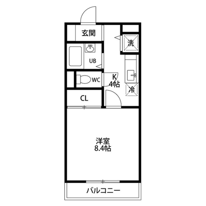 コスモベルテの間取り