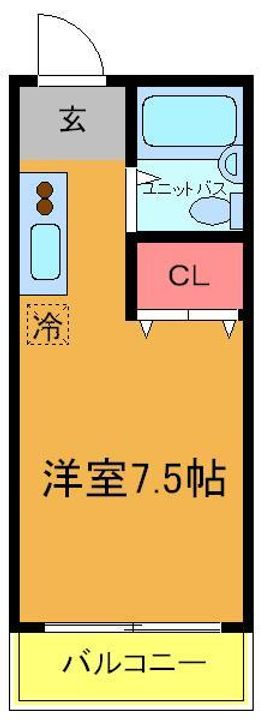 スクエア市川の間取り