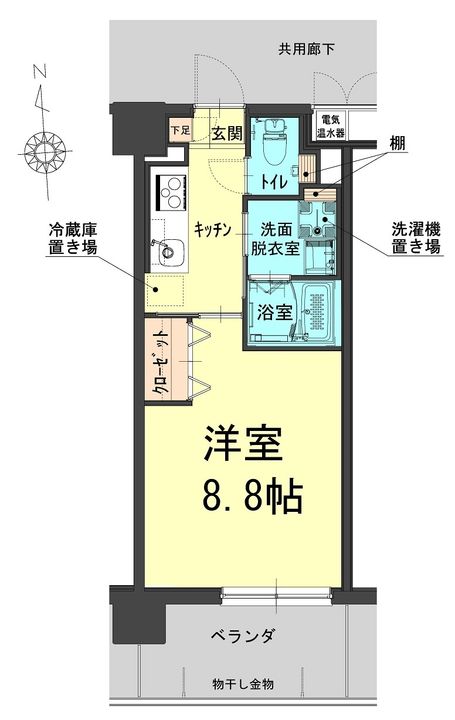 ルネス武富IIの間取り