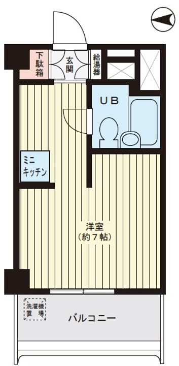 東陽町ハイホームの間取り