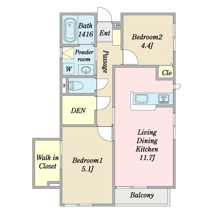 Residence Aniseの間取り