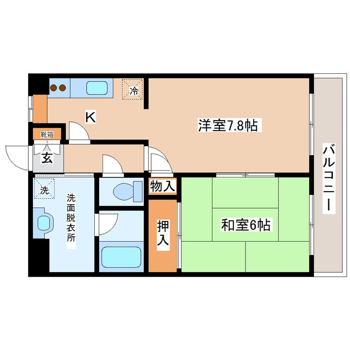 パークシティ富沢の間取り