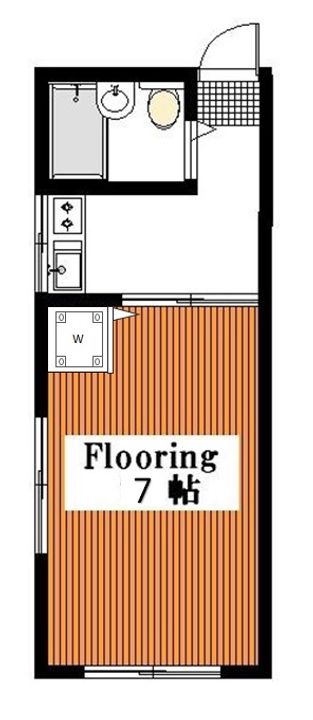 東京都目黒区三田2(アパート)の賃貸物件の間取り