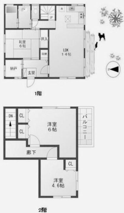 田代邸の間取り