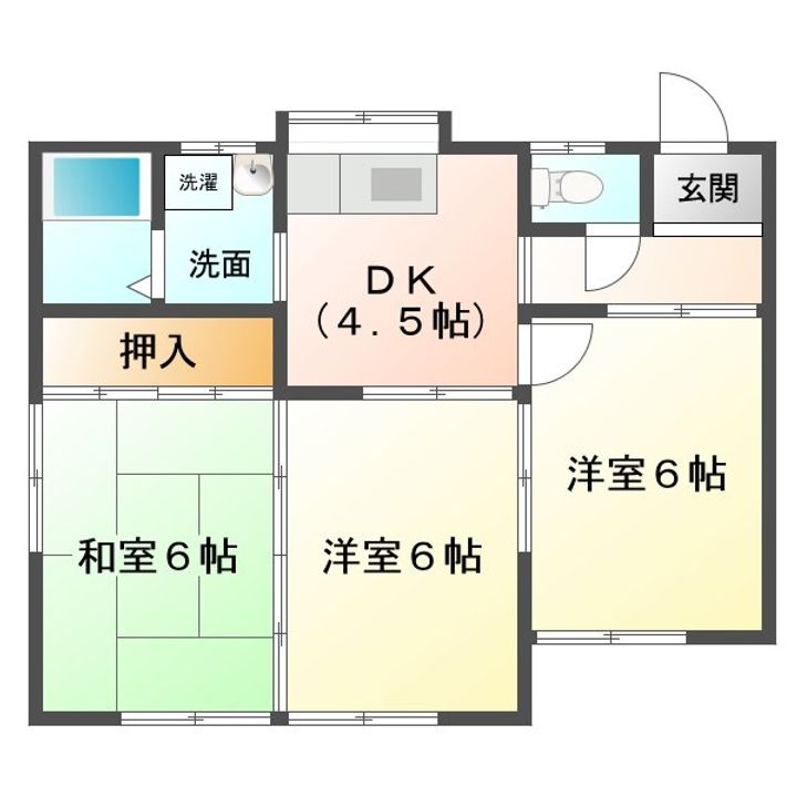 群馬県みどり市笠懸町阿左美(一戸建)の賃貸物件の間取り