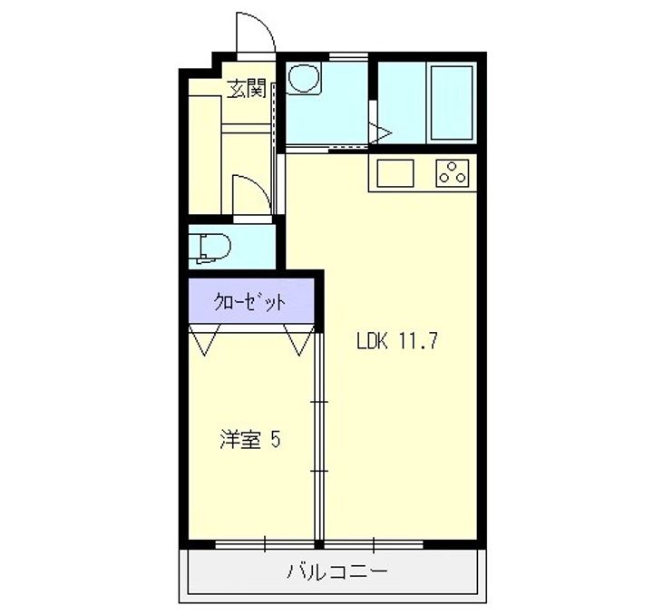 プライムコートスワンEの間取り