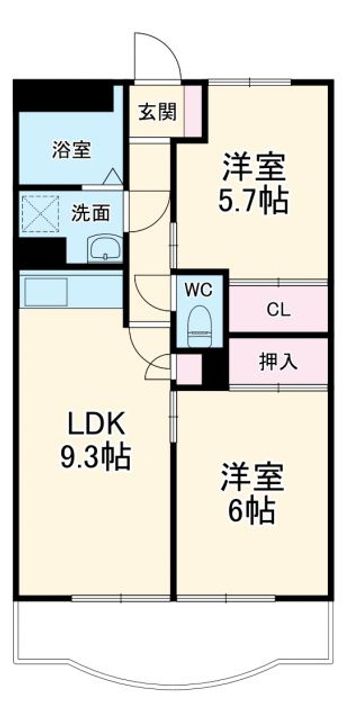 ライブパレス花水木の間取り