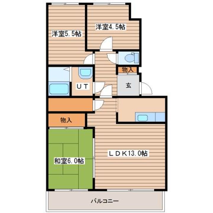 デイトナの間取り