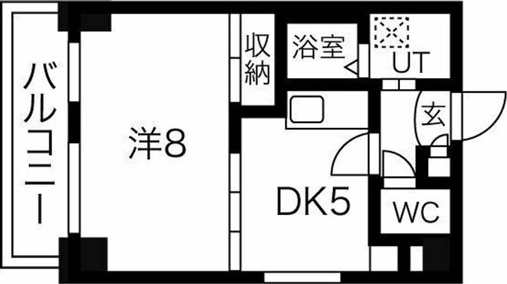 北海道札幌市北区北二十三条西5(マンション)の賃貸物件の間取り