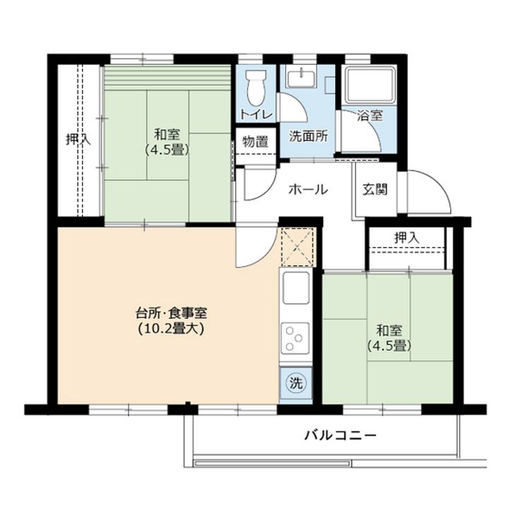 UR相生山の間取り