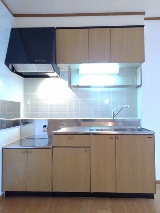 福島県伊達市保原町字赤橋(アパート)の賃貸物件のキッチン