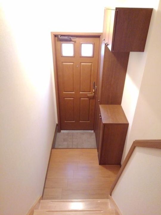 福島県伊達市保原町字赤橋(アパート)の賃貸物件の玄関