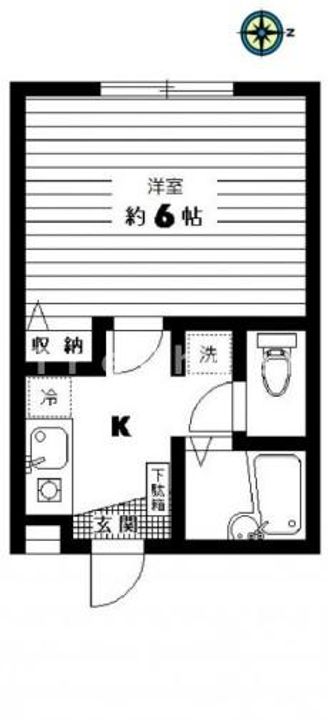 東京都中野区上高田3(アパート)の賃貸物件の間取り