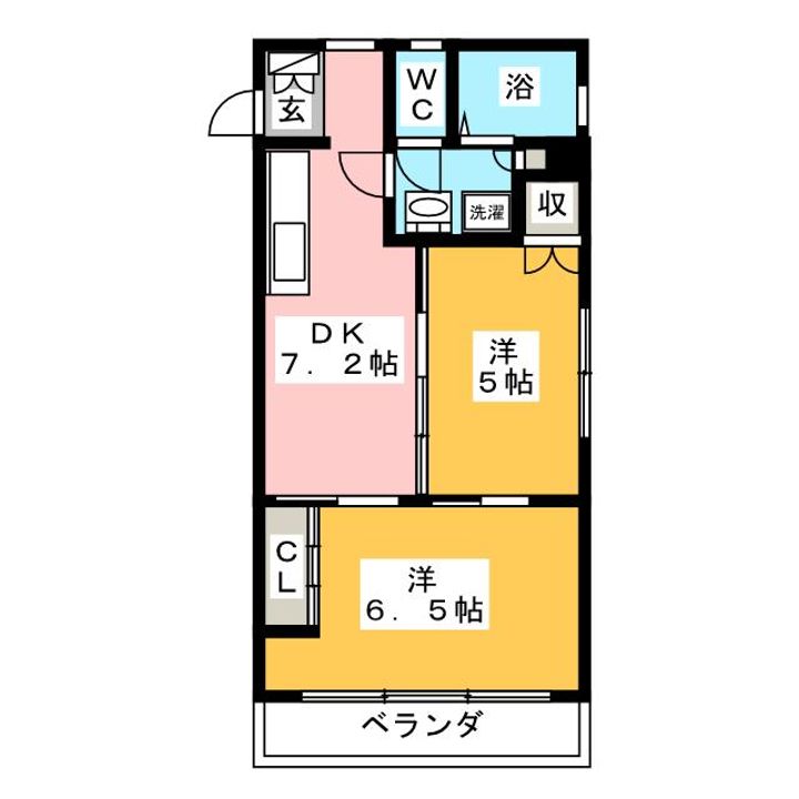 サンコーポ積田の間取り